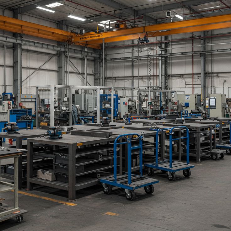 Industrial machinery yard